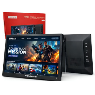 Monitor Portátil 14" Inteligente ISDB Bluetooth HDMI com Alto-falante e Bateria…