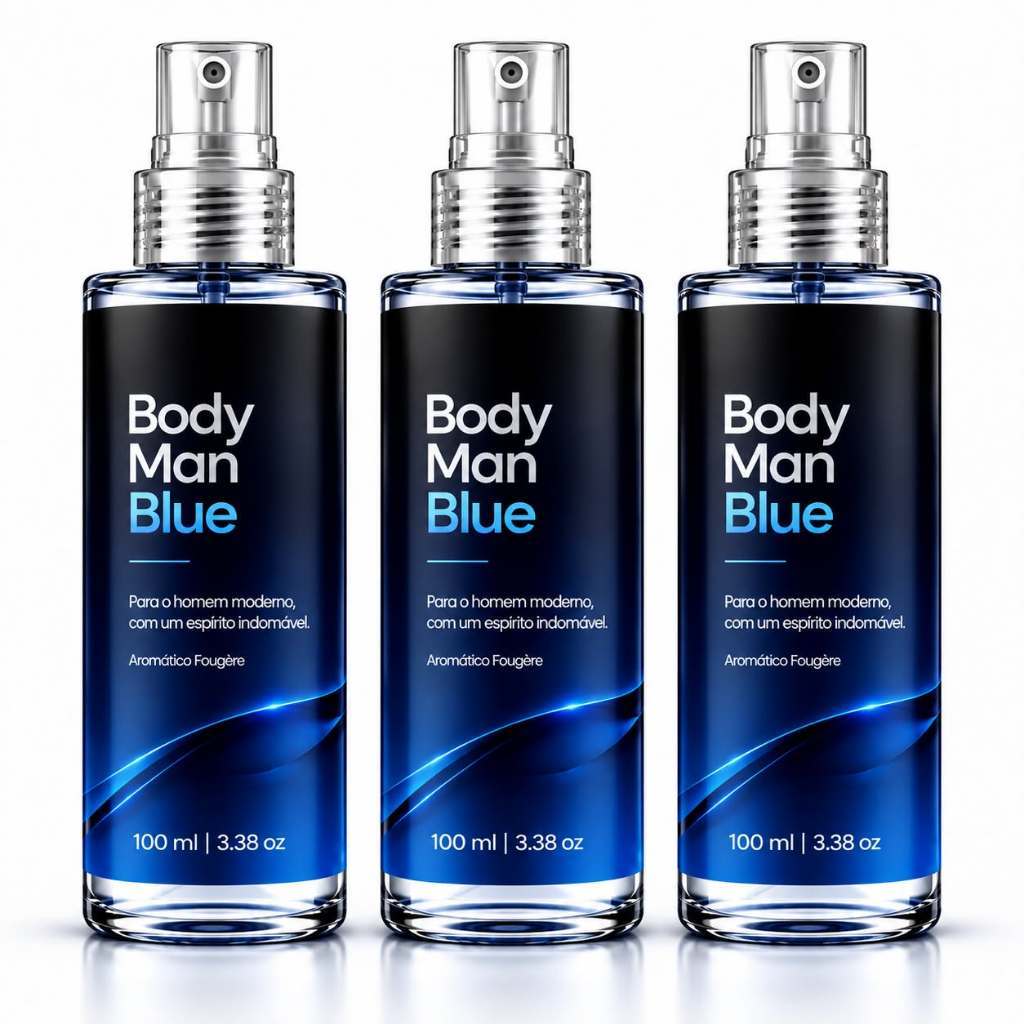 BODY SPLASH MASCULINO 100ML BODY MAN - PERFUME AMADEIRADO