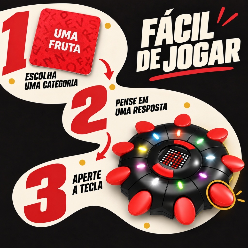 Jogo De Palavras Stop 3.0 Divertido Brinquedo Educativo Criativo Interativo Rápido Família E Amigos · foto 2