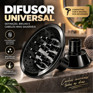 Difusor Cachos Universal Color Trissé Acessórios Para Secador Taiff Vários Modelos Cabelo…