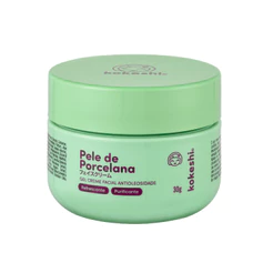 Hidratante Facial Pele de Porcelana Antioleosidade Kokeshi 30g