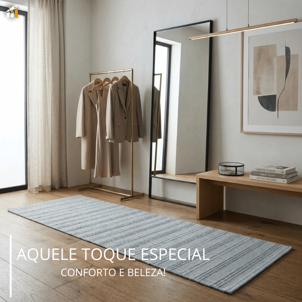 Passadeira Texano 1,50m Decorativa Macia para Cozinha Corredor Lavanderia e Quarto — imagem 2 de 2