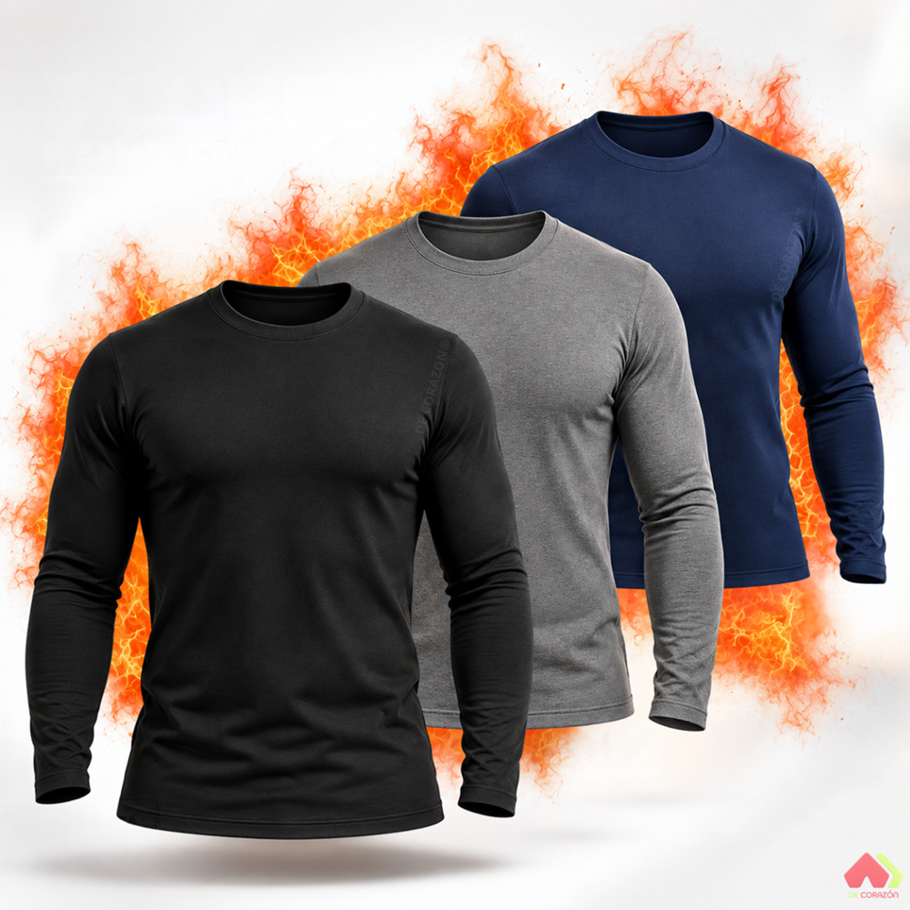 Camiseta Termica Inverno Peluciada Flanelado Camisa Térmica Segunda Pele Blusa Frio Inverno