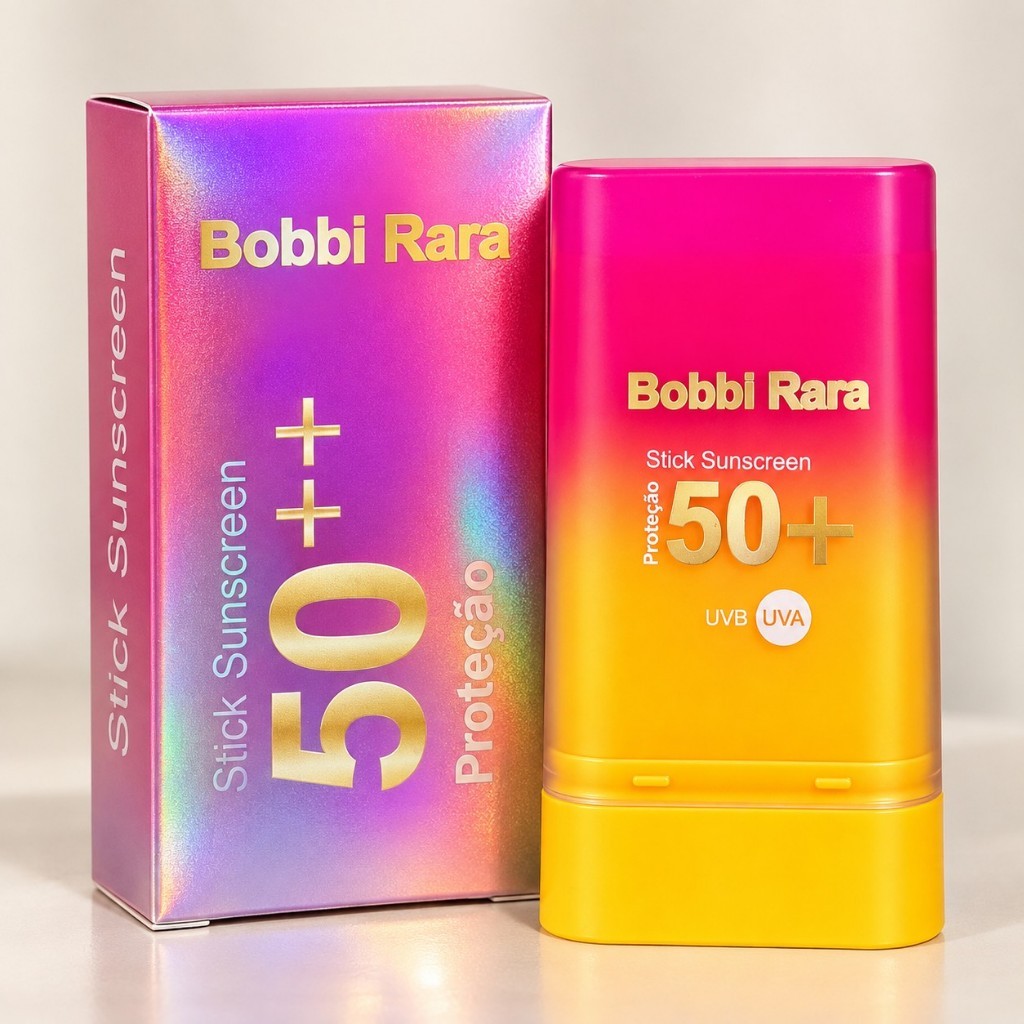 Protetor Solar Facial em Bastão Bobbi Rara FPS 50+ Stick 10g UVA UVB