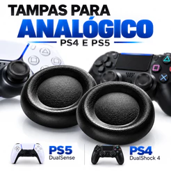 Tampa Botão Analógico Controle PS5 PS4 DualSense DualShock