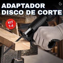 Adaptador Serra Multifuncional Tico-Tico para Furadeira e Parafusadeira