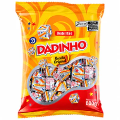 Balas Dadinho de Amendoim 600g Dizioli