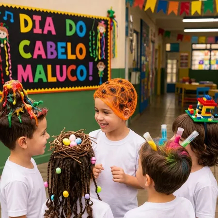 Kit Teia de Aranha para Cabelo – Acessório Halloween e Cabelo Maluco