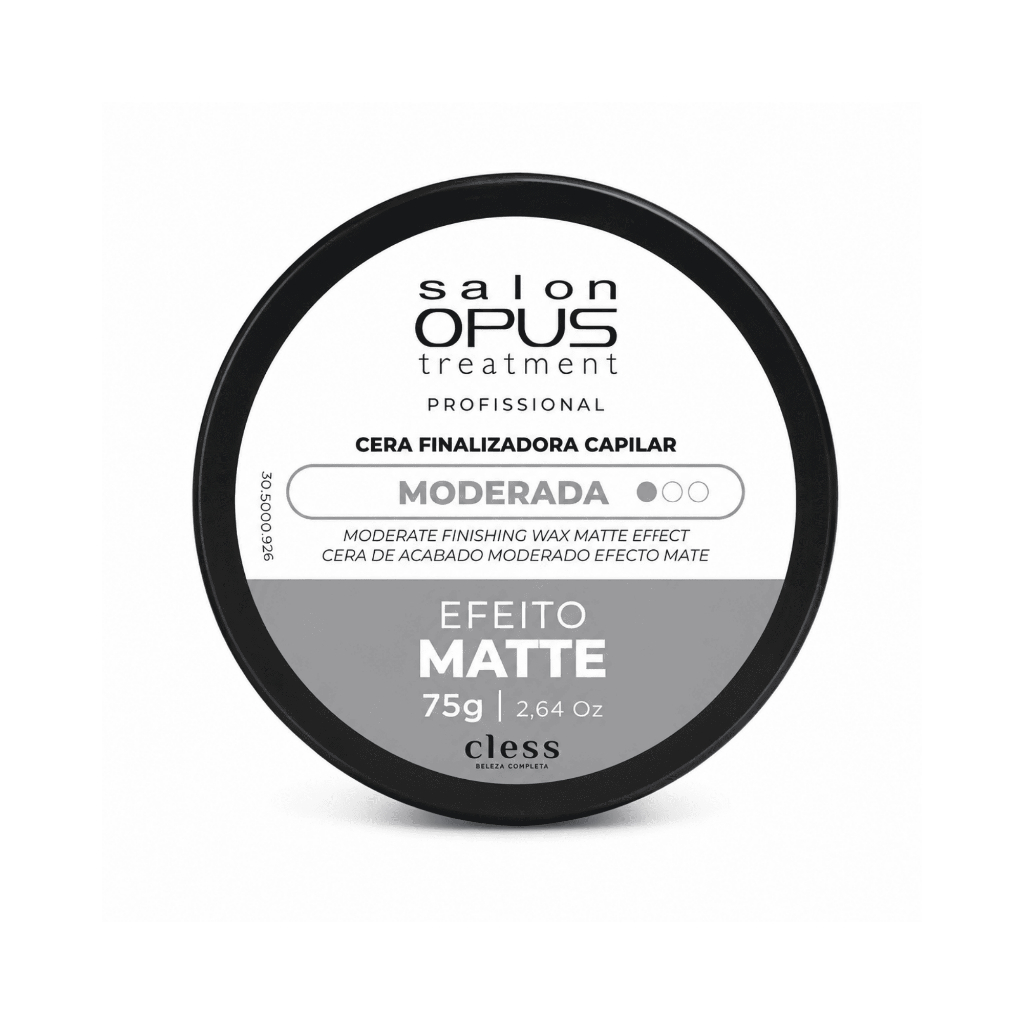 Cera Modeladora Fixação Moderada Matte Salon Opus 75g