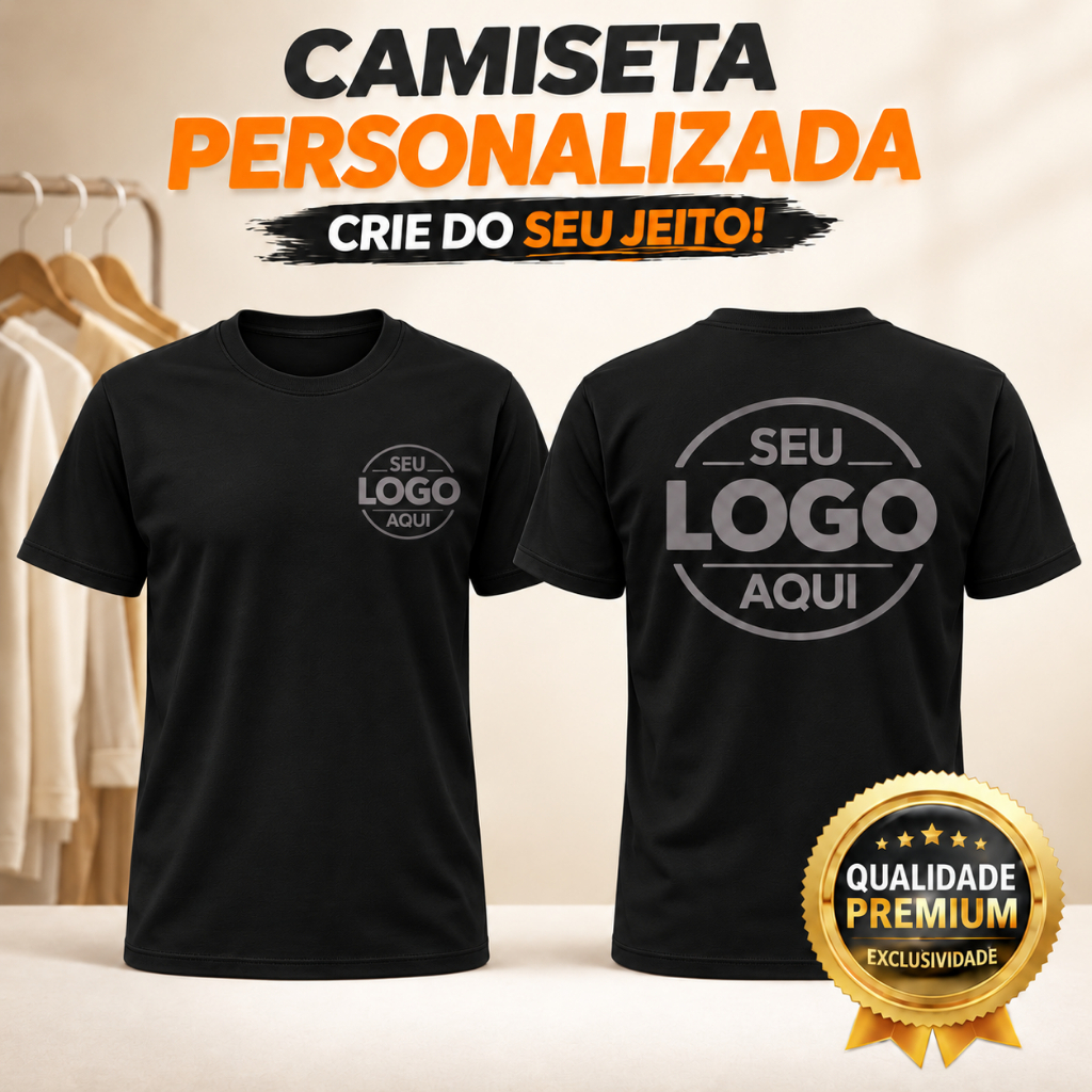 Camiseta Uniforme Personalizada Nome Número Qualidade Premium Não Desbota