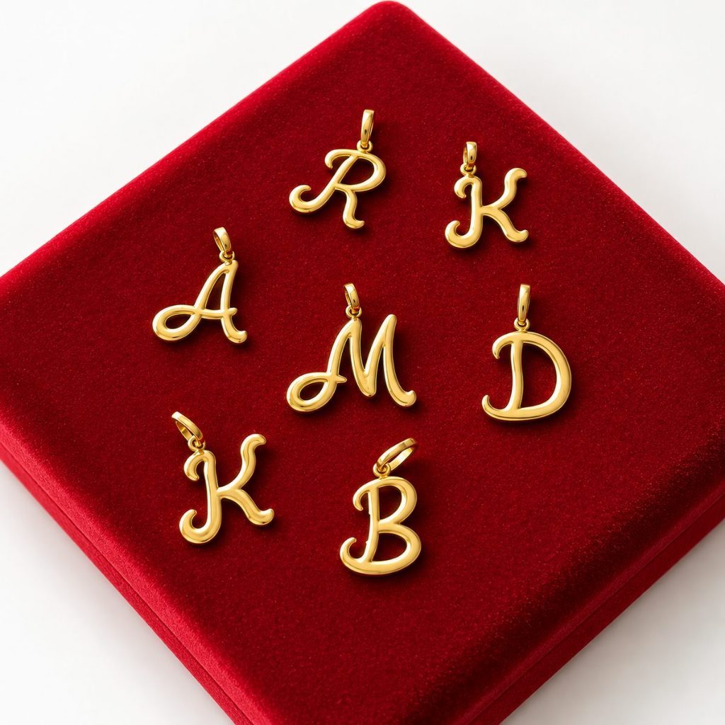 Pingente Moeda Antiga Letras Temos Todas A Letras Cor Ouro 18k Envio Imediato
