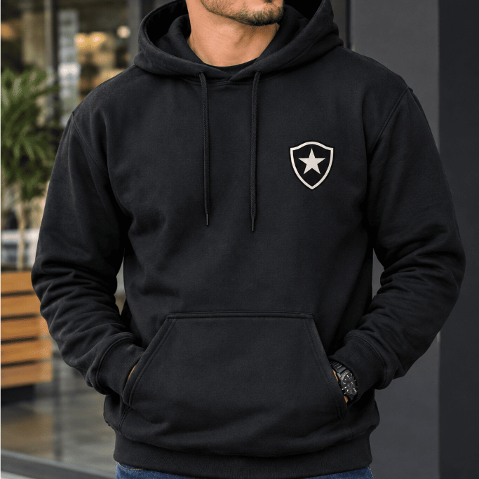Blusa de frio Botafogo Moletom Time de Futebol