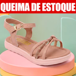 Sandalia Infantil Menina Sandalia Infantil Feminina Club Happy Verao