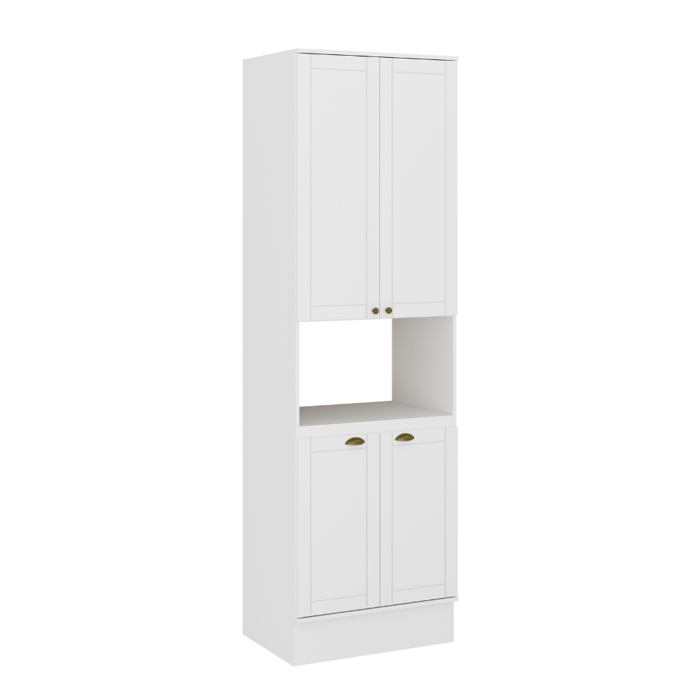 Torre Quente Milla Branco MDF 70cm Carraro