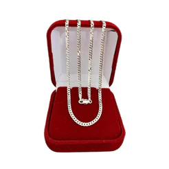 Corrente Prata 925 Italiana Maciça 2mm Masculina Original Unissex