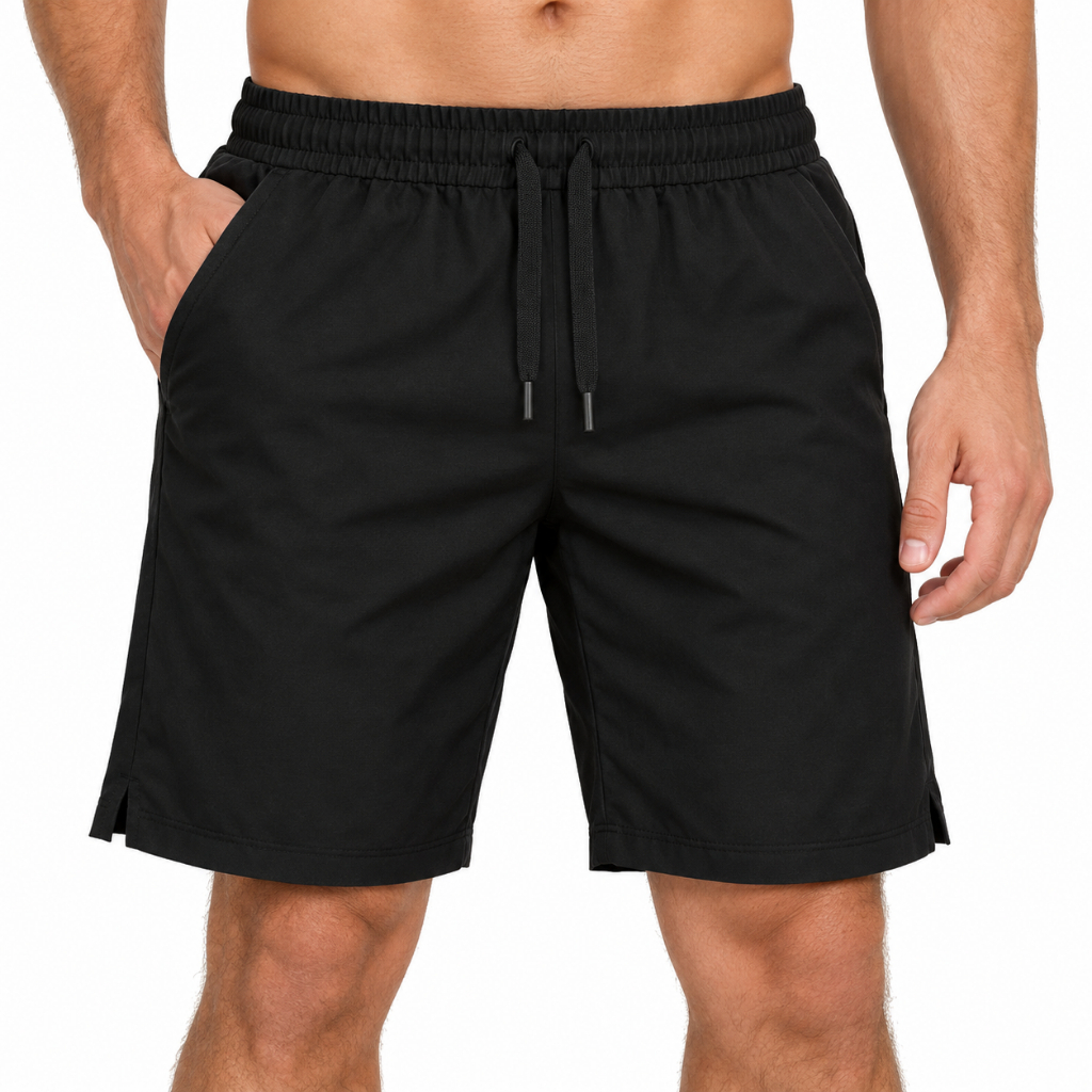 Bermuda Shorts Masculina Para Musculação Academia Cordao Ajuste Confortavel Com Bolso Lateral