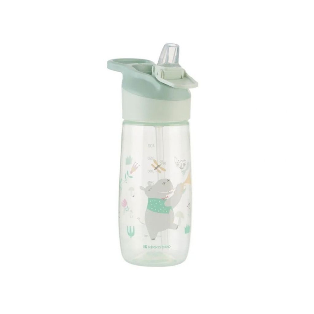Copo Com Bico De Silicone 450ml Verde Infantil Music Fest Kikkaboo