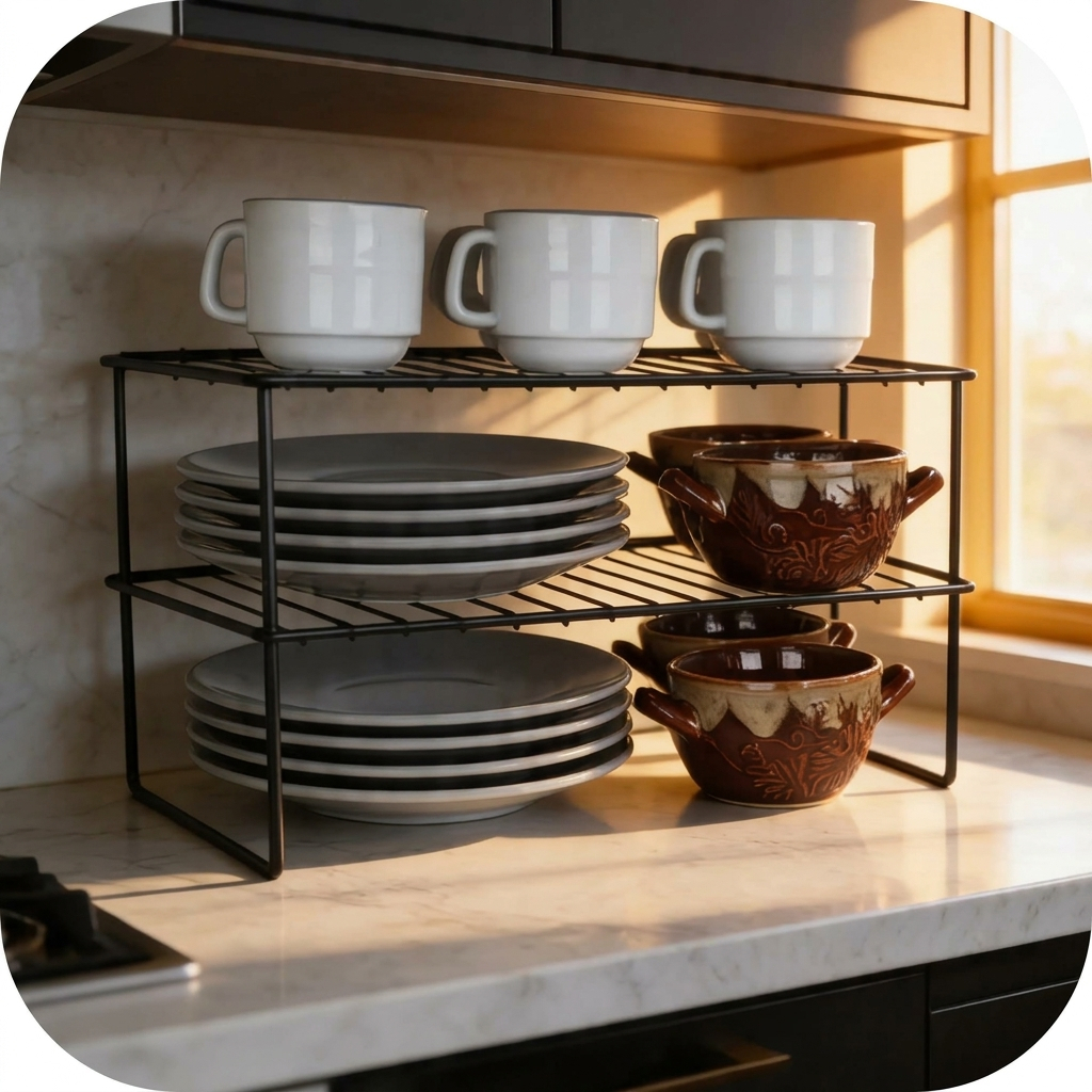 Rack 40cm Organizador Armario CozinhaMultiuso Prateleira