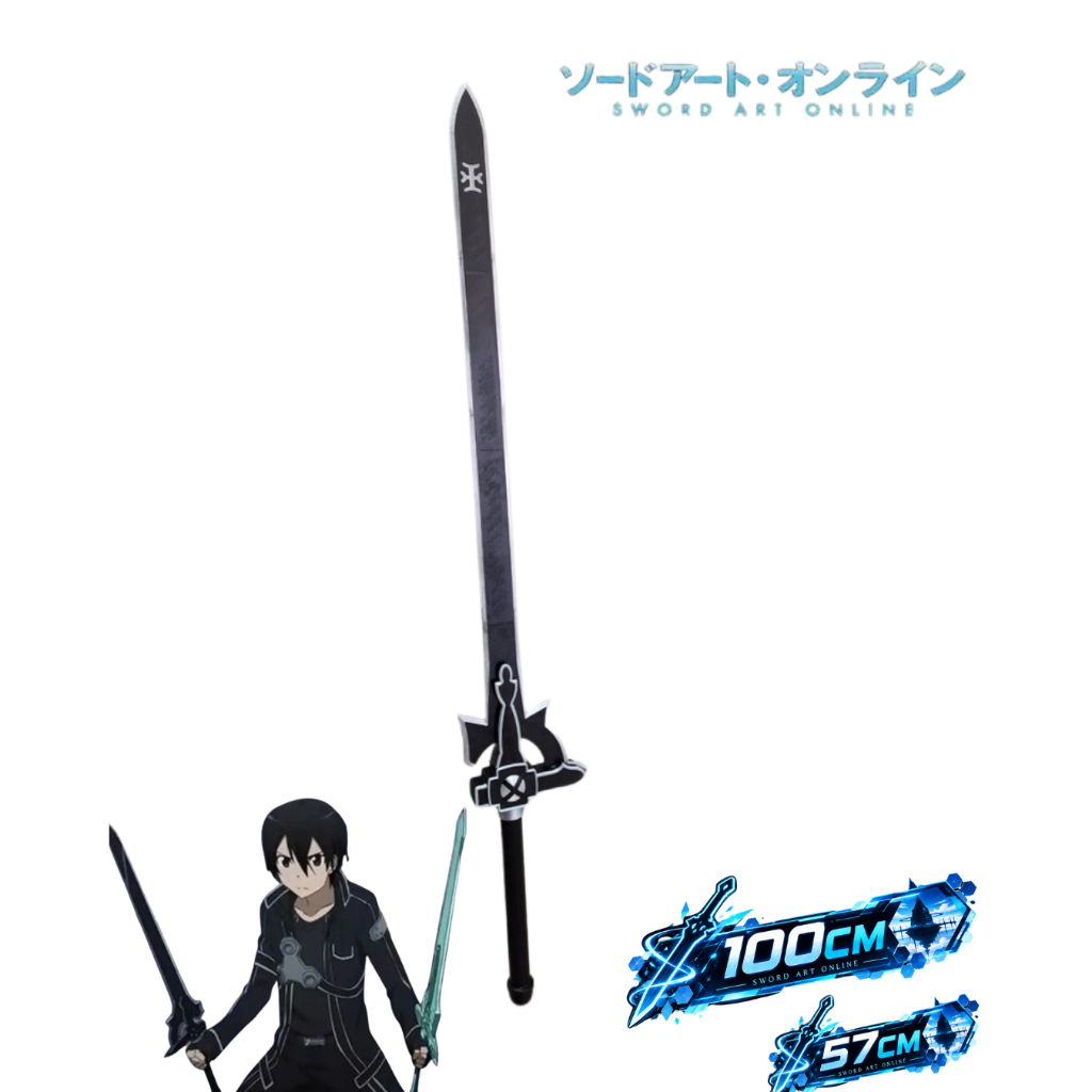 Elucidator: O Símbolo do Black Swordsman Kirito - Sword Art Online.