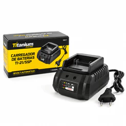 Carregador de Baterias Bivolt TI-21 55W Profissional – Titanium Platina