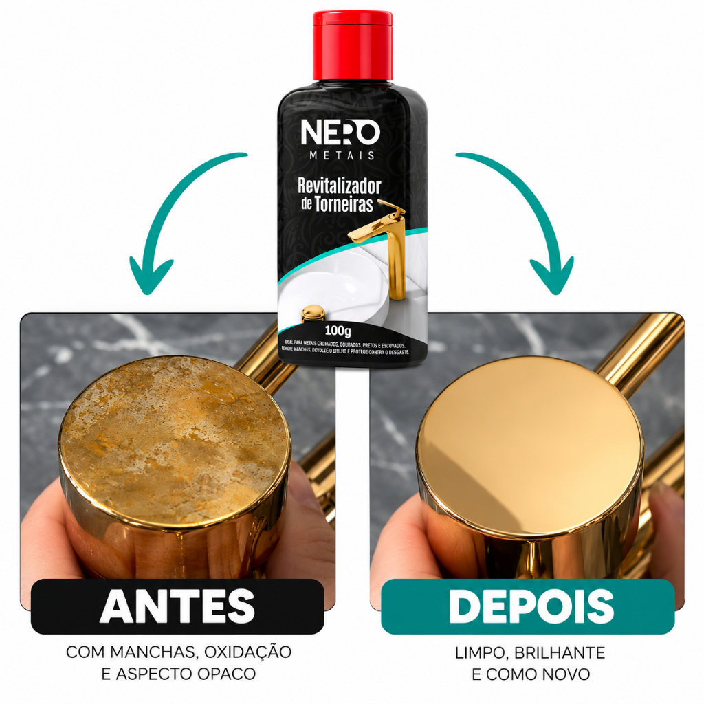 Revitalizador de Torneiras e Metais Nero Metais Removedor de Manchas 100g · foto 2