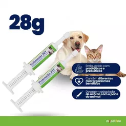Kit 2 Probmaster 14g Suplemento Prebióticos E Probióticos Para Cães E Gatos Pets