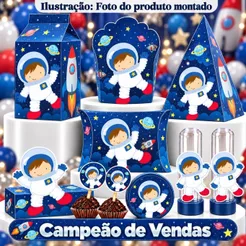 Kit Festa 180/90 Itens Personalizados Lembrancinhas Astronauta