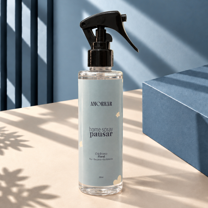 Home Spray 200ml | Aromatizador de Ambiente Casa Quarto Sala | Cheirinho para Sofá Cortina Cama