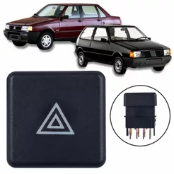 BOTÃO INTERRUPTOR DE PISCA ALERTA FIAT UNO PREMIO ELBA 1985/1995