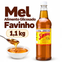 Mel Alimento Glicosado Favinho 1,1kg para Receitas
