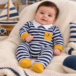 Macacão bebê menino conforto Enrico