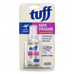 Sem Passar Tuff Blister Desamassa Roupas Instantaneamente Neutraliza Odores e Perfeito para Viagens