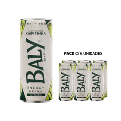 Energético Baly Caipirinha Celebre 250ml Pack 6 Latas