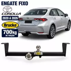 Engate Reboque Fixo Toyota Corolla (TODOS) 2020 até 2025 700kg
