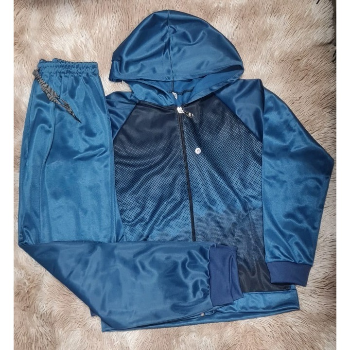 Conjunto  Infantil Moletom com Capuz Agasalho Infantil Masculino/Feminino Flanelado 2 ao 16 Zíper