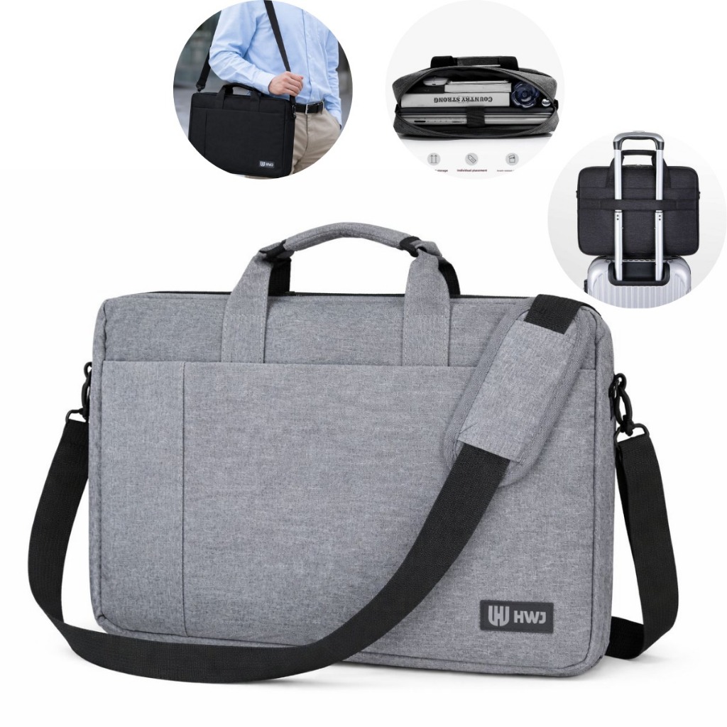 Bolsa Case Capa Notebook  Pasta Impermeável Trabalho Estudo 13 a 17 polegadas Alça Transversal Maleta Executiva em Oferta na Shopee