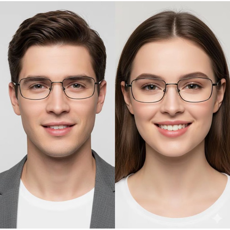 Óculos Multifocal Digital Freeform Para Longe e Perto Óculos Pronto Completo em Oferta na Shopee