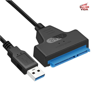 Cabo Conversor Adaptador Sata Para Usb 3.0 Aac-3025 Até 6 Gbps Para Hd Ssd 2.5 Polegadas Notebook em Oferta na Shopee