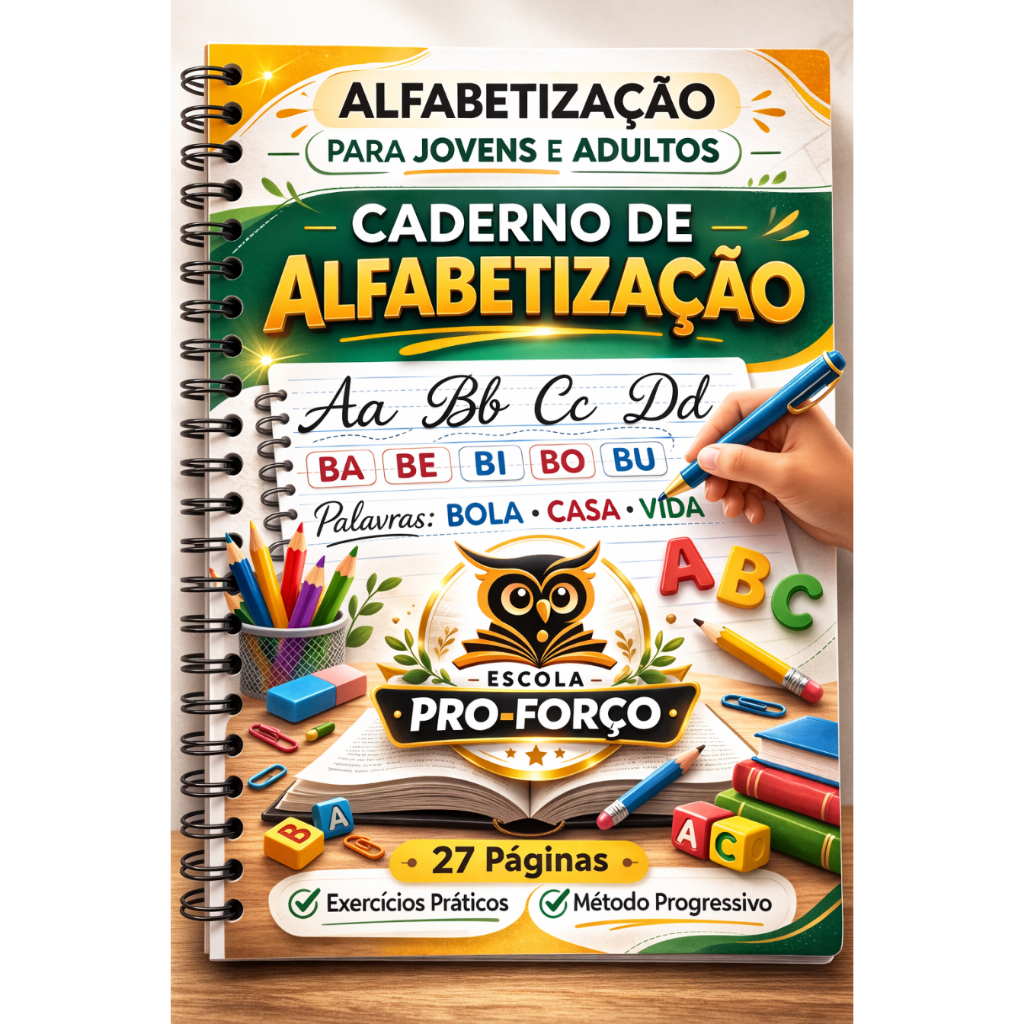 Caderno de Caligrafia Adulto e Infantil Apostila Atividades Melhora Escrita Letra Cursiva Terapêutico A4 27 Páginas