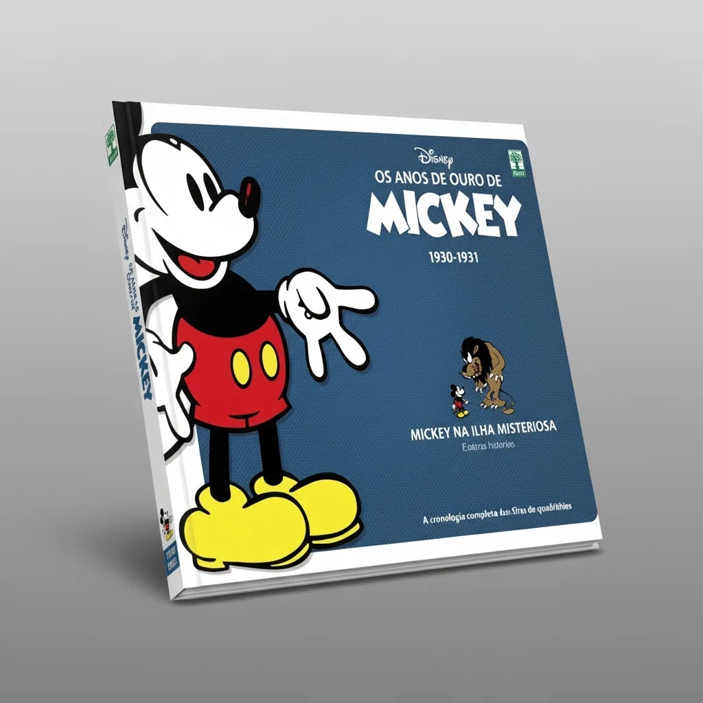 HQ Os Anos de Ouro de Mickey: A Legião Estrangeira 1936 Walt Disney Edição de Colecionador Capa Dura