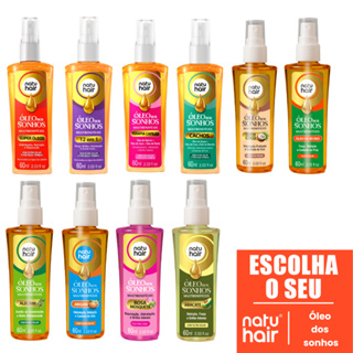 Óleo dos Sonhos NatuHair Multibenefícios–Nutrição, Brilho e Reparação para Todos os Tipos de Cabelo em Oferta na Shopee