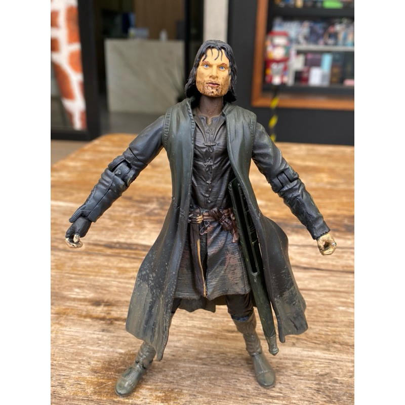 Senhor dos anéis A sociedade do anel Aragorn strider ranger toybiz 2001