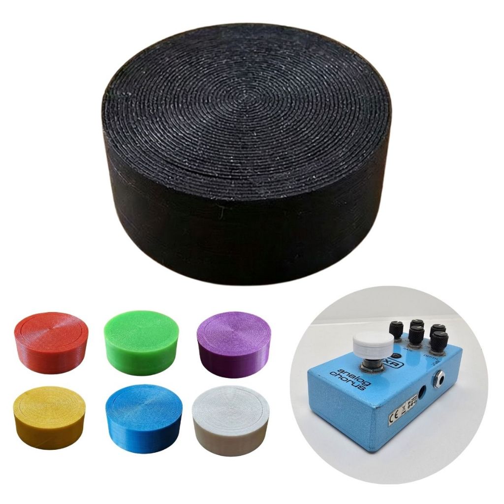 Kit Topper Footswitch Protetor Botão Pedal Guitarra Baixo Acessório Pedalboard RhinoGear Toque Macio em Oferta na Shopee