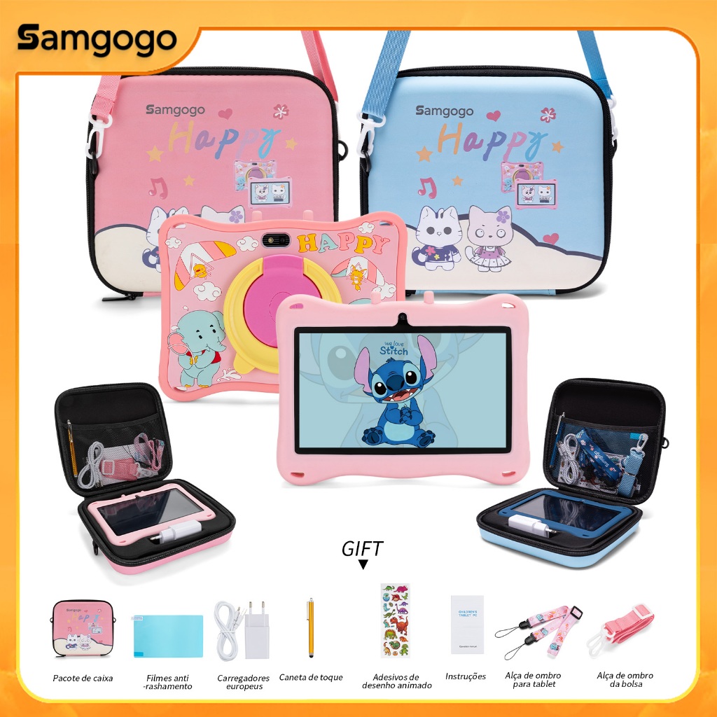 Tablet Infantil Crianças Educativo Android Youtube 64gb 7 inch em Oferta na Shopee