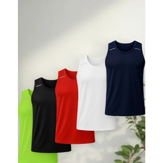 Regata Camiseta Dry Fit Tecido Leve Sem manga Masculina Para Academia Exercício Caminhada-Jogar Bola em Oferta na Shopee