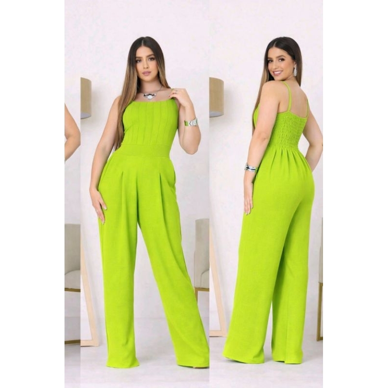 MACACAO FEMENINO PANTALONA COM ALÇAS REGULAVEL E BOJO