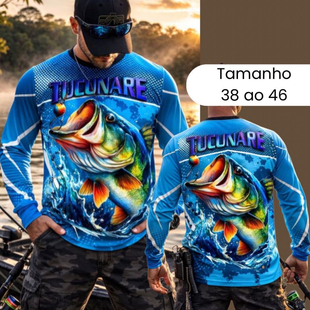 Camisa UV De Pesca Tucunare Exclusiva