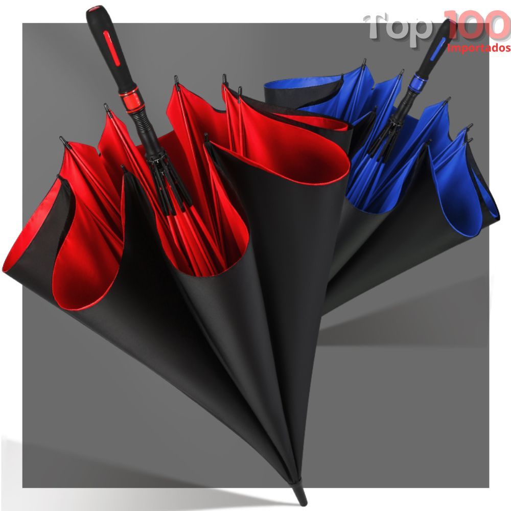 Guarda Chuva Grande Automático Tecido Com Blackout Reforçado Proteção Solar em Oferta na Shopee