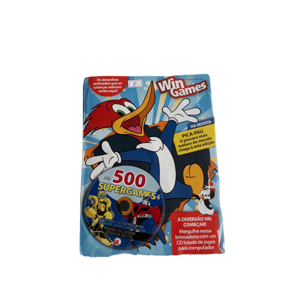 cd de jogo pica pau supergames centenas de jogos tiro esportes nave lacrado de fabrica p