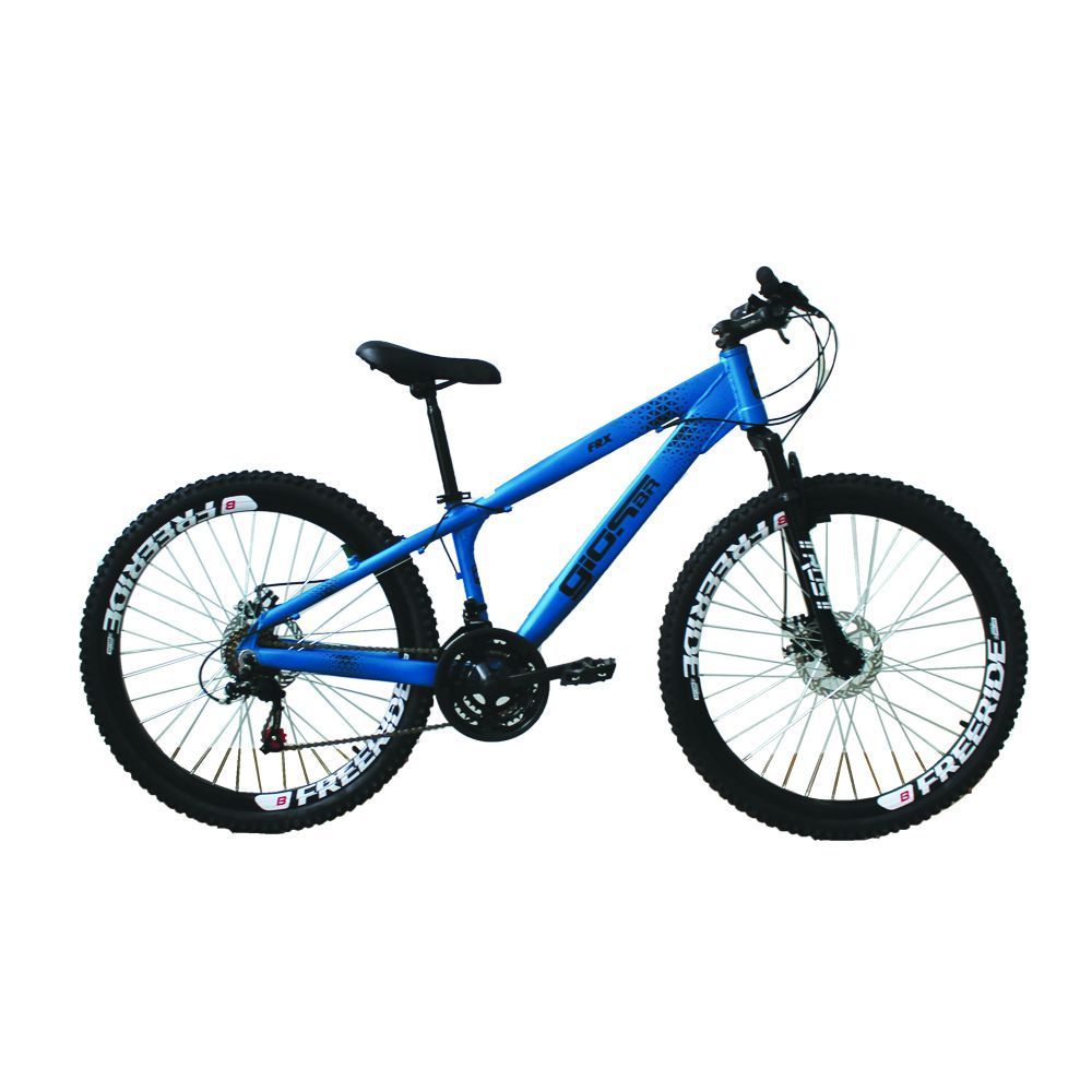 Bicicleta Gios FRX EVO 4Trix Do Grau Aro 26 Freio a Disco 21V Cambios Shimano Gios Azul